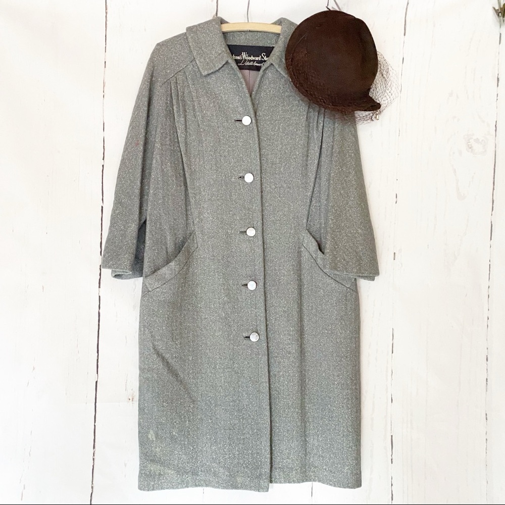 Vintage 1950’s Hudson’s 3/4 Sleeve Swing Coat